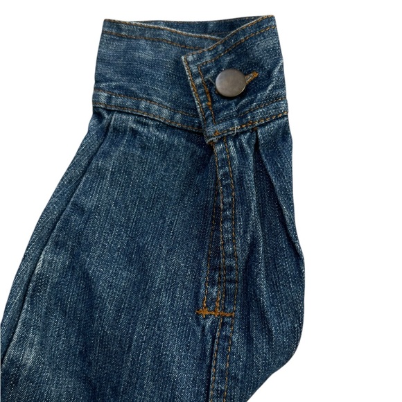 Vintage 90s Venezia Jeans Denim Shirt Dress Size 20 Y2K Long Sleeve Button Front - Picture 6 of 7